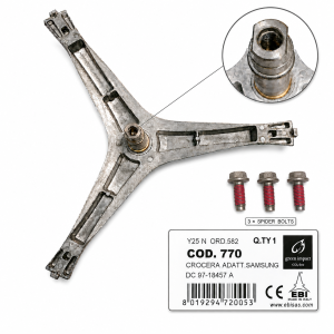 Samsung DC97-18457A Drum Spider Shaft + 3 Bolts NEW ! Fast Shipping — photo 1